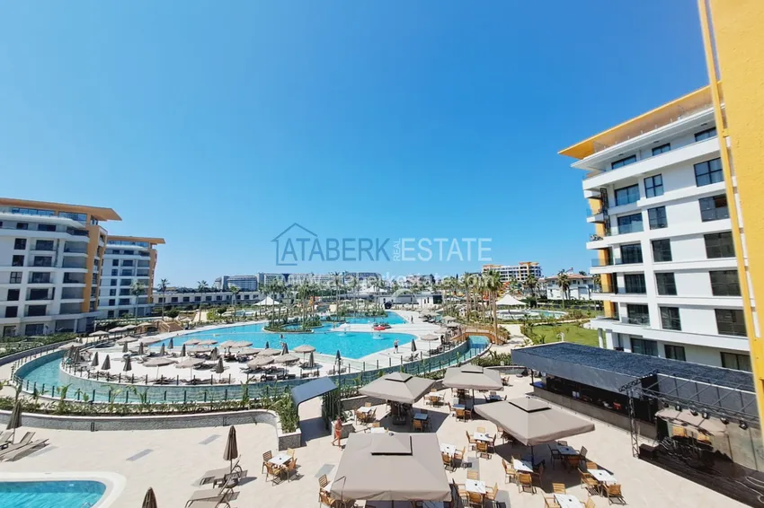 Kupuj  Umeblowane mieszkanie 2+1 XL z pralnią w luksusowym kompleksie — Alanya, Turkler. Nadaje się do zezwolenia na pobyt 24 