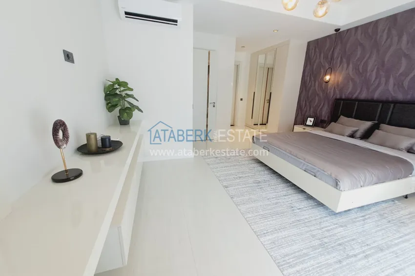 Kupuj  Umeblowane mieszkanie 2+1 XL z pralnią w luksusowym kompleksie — Alanya, Turkler. Nadaje się do zezwolenia na pobyt 9 