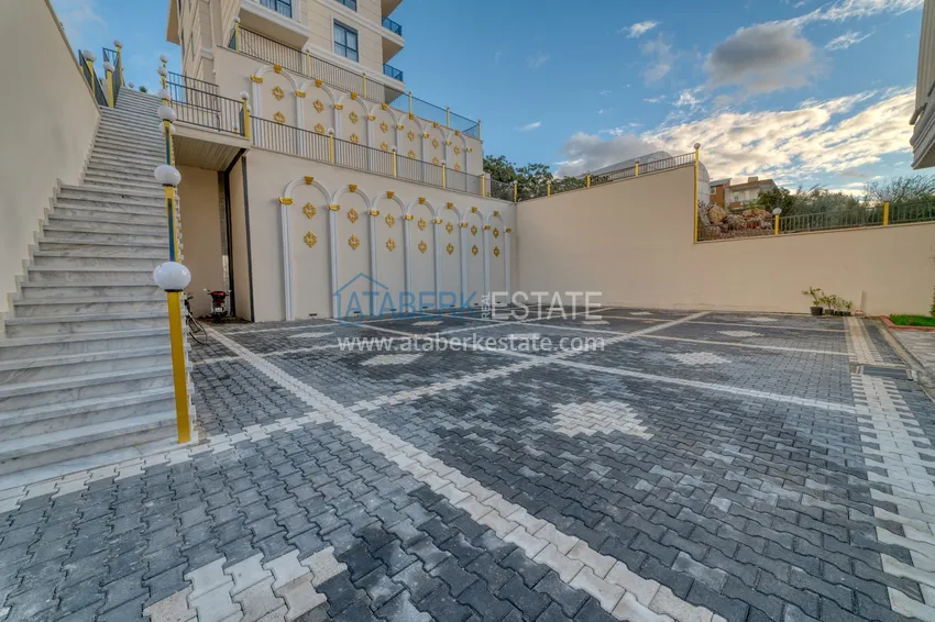 Umeblowany apartament 1+1 z widokiem na morze w Kestel, Alanya  25 