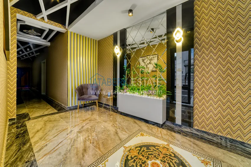 Umeblowany apartament 1+1 z widokiem na morze w Kestel, Alanya  27 