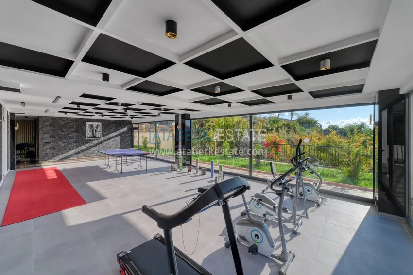 Umeblowany apartament 1+1 z widokiem na morze w Kestel, Alanya  30 