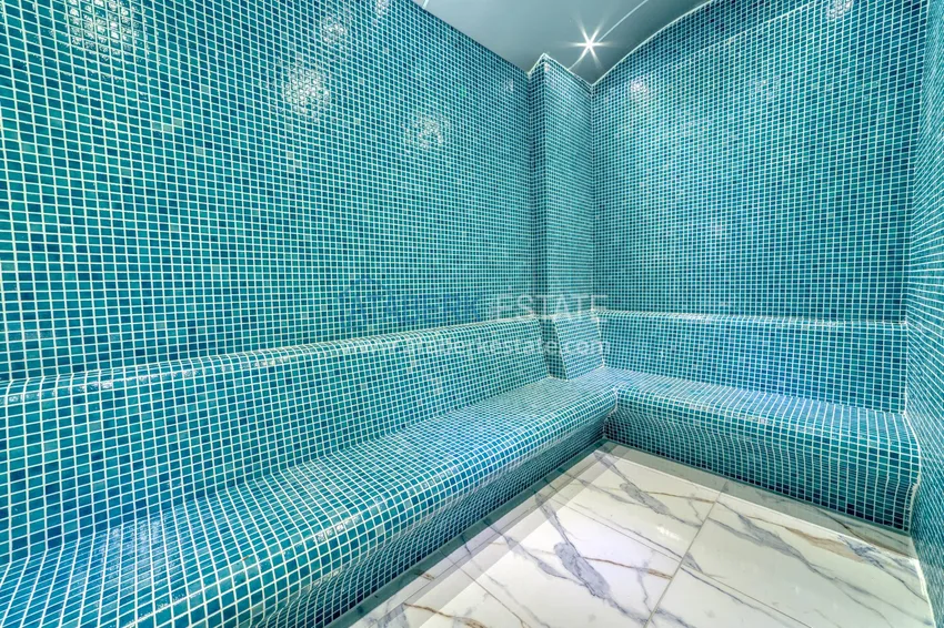 Umeblowany apartament 1+1 z widokiem na morze w Kestel, Alanya  35 