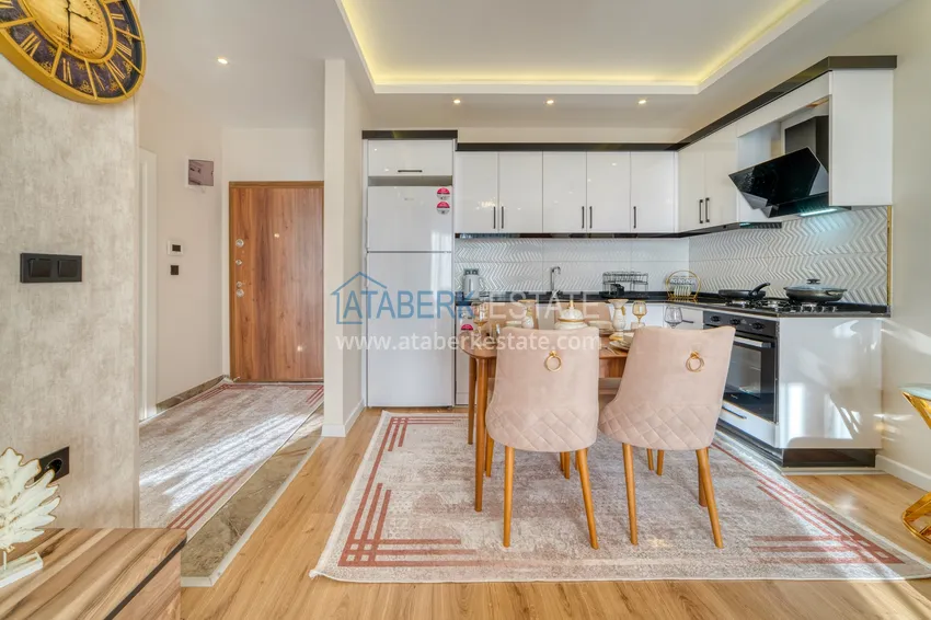 Kupuj  Umeblowany apartament 1+1 z widokiem na morze w Kestel, Alanya  3 