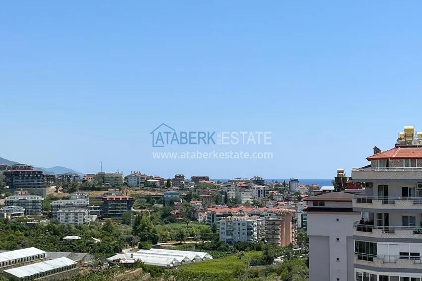 Kupuj  Rynek wtórny w Alanyi - apartament 1+1 z meblami i widokiem na góry, dzielnica Tosmur. Nadaje się do zezwolenia na pobyt 13 