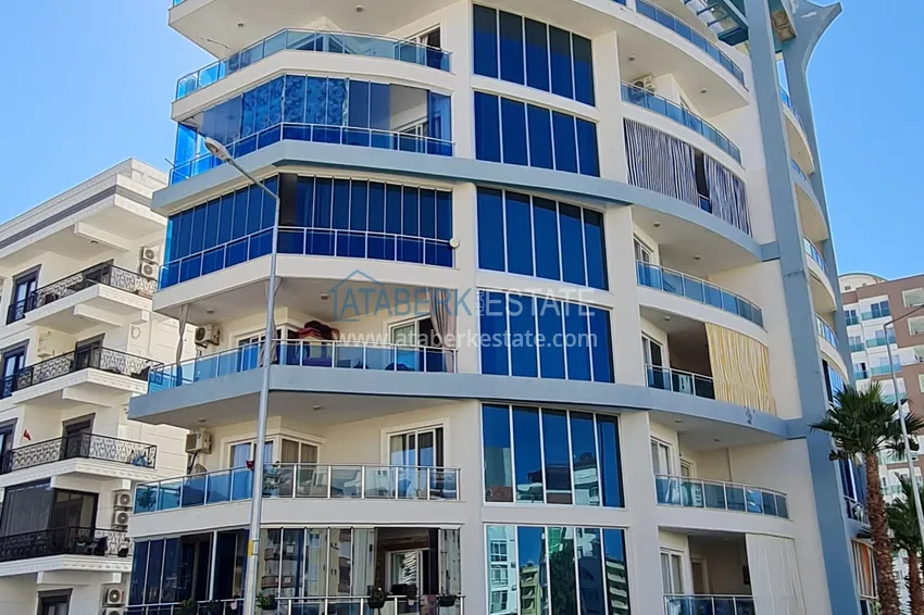 Jednopokojowy apartament z meblami i dwoma balkonami — Alanya, dzielnica Mahmutlar 2 