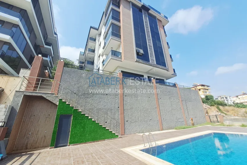 Apartament 1+1 od właściciela z widokiem w centrum Alanyi - Plaża Kleopatra, 600 metrów 4 