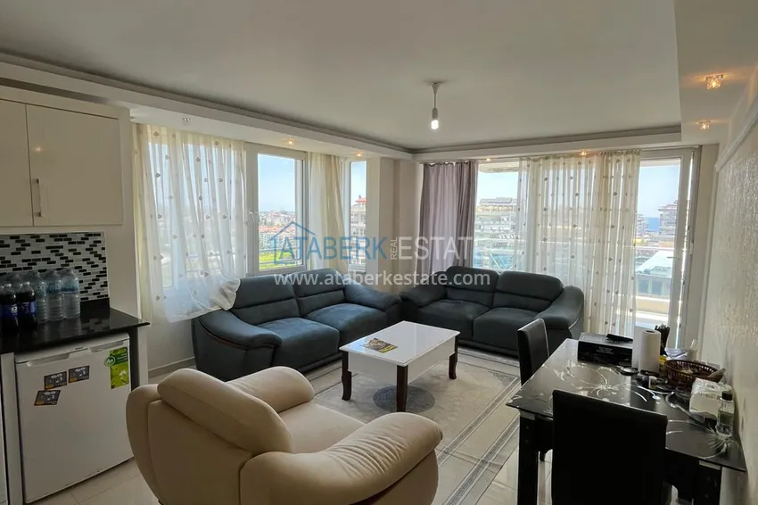 Kupuj  Rynek wtórny w Alanyi - apartament 1+1 z meblami i widokiem na góry, dzielnica Tosmur. Nadaje się do zezwolenia na pobyt 4 