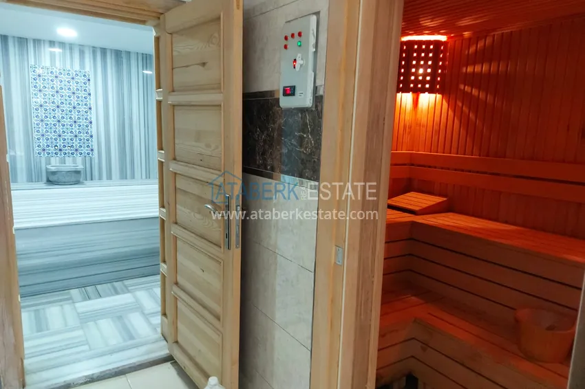 Jednopokojowy apartament z meblami i dwoma balkonami — Alanya, dzielnica Mahmutlar 9 