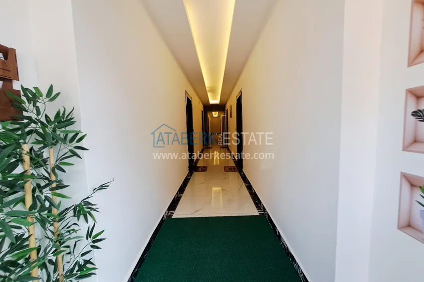 Apartament 1+1 od właściciela z widokiem w centrum Alanyi - Plaża Kleopatra, 600 metrów 11 