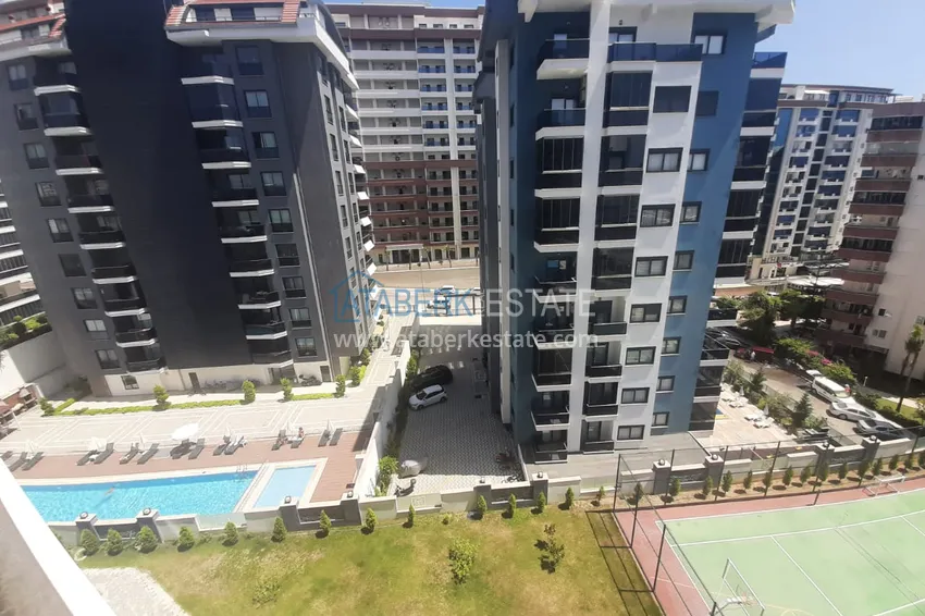 Kupuj  Do długoterminowego wynajęcia jednopokojowe mieszkanie z meblami — Alanya, dzielnica Mahmutlar B53 20 