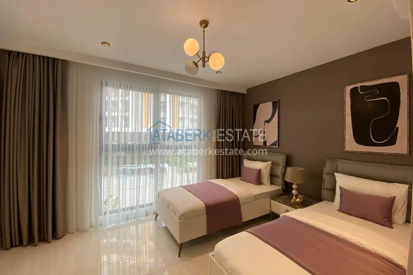 Kupuj  Długoterminowy wynajem apartamentu 3+1 w ośrodku premium - Turkler, Alanya C1-19 15 