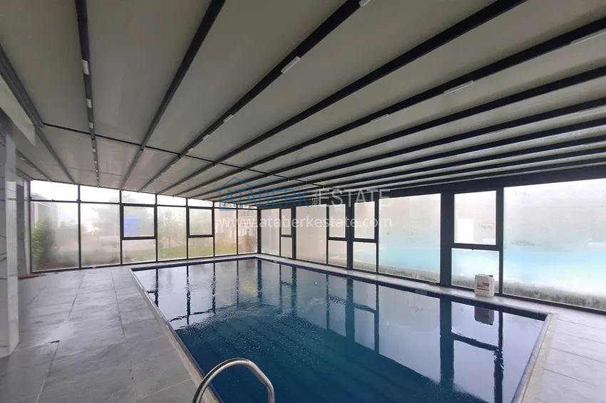 Dwupoziomowy penthouse 3+1 z meblami i widokiem na morze — Avsallar, Alanya 11 