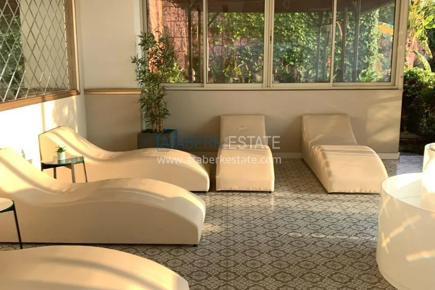 Kamienica dla dwóch właścicieli - apartament z ogrodem i panoramicznym widokiem w kompleksie hotelowym, Mahmutlar 16 