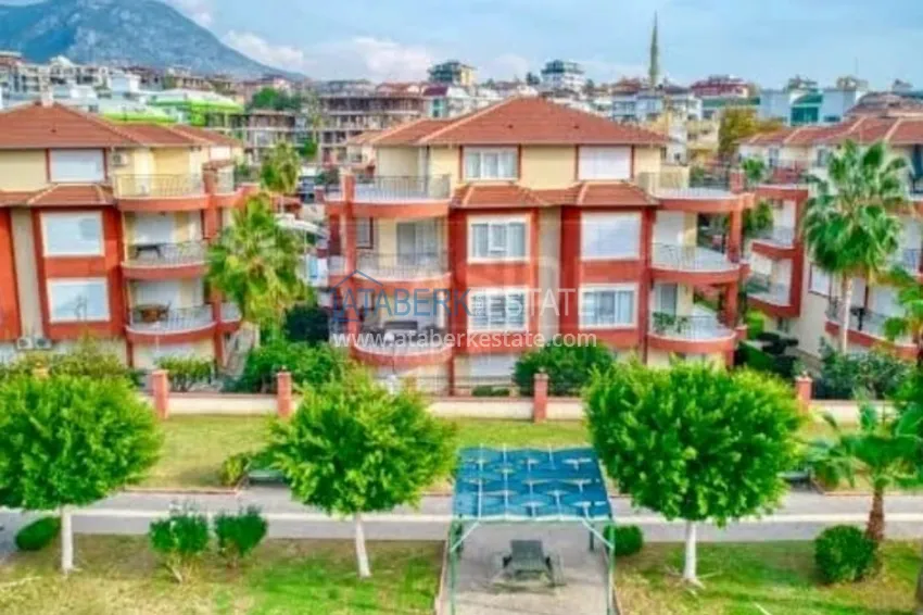 Duplex ogrodowy 4+1 z meblami i widokiem na rzekę Dim w okolicy Kestel 16 