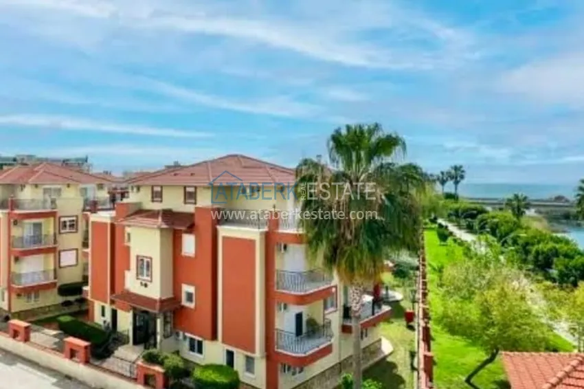 Duplex ogrodowy 4+1 z meblami i widokiem na rzekę Dim w okolicy Kestel 17 
