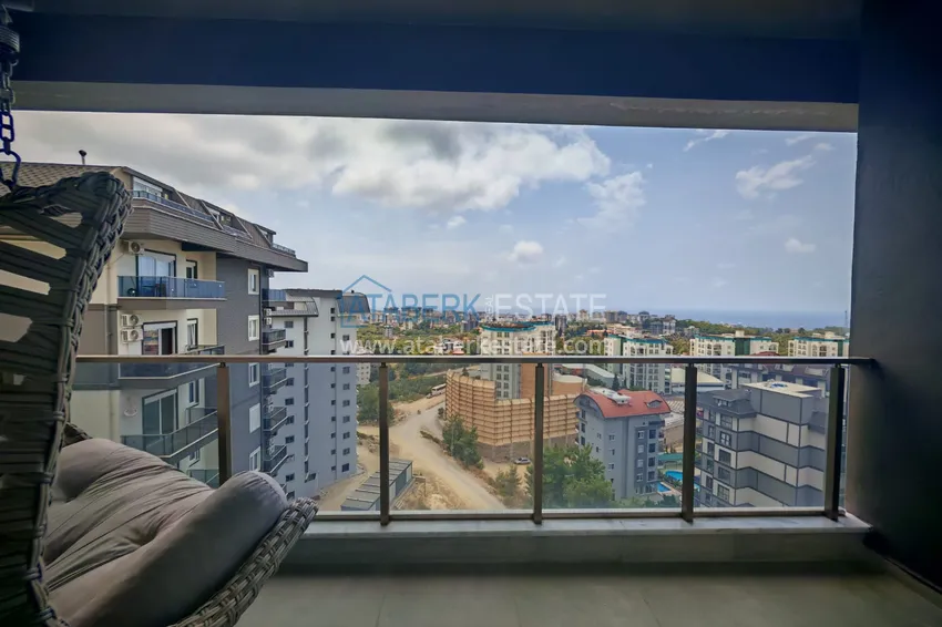 Kupuj  Dwupoziomowy penthouse 3+1 z meblami i widokiem na morze — Avsallar, Alanya 24 