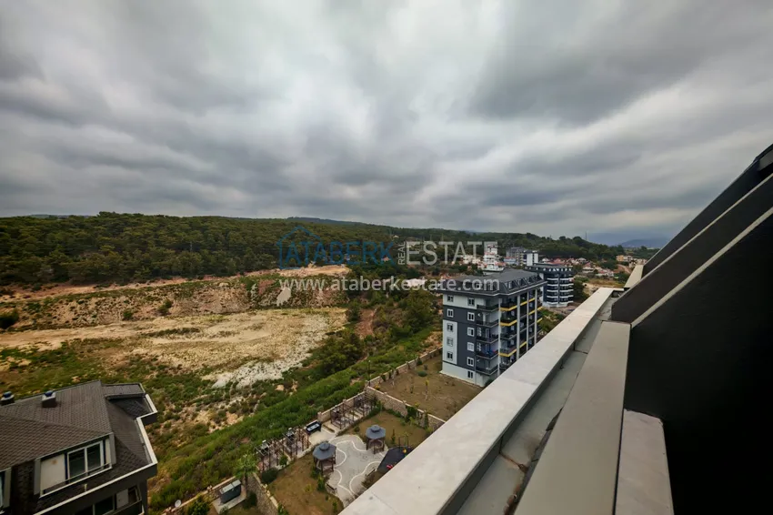 Kupuj  Dwupoziomowy penthouse 3+1 z meblami i widokiem na morze — Avsallar, Alanya 34 