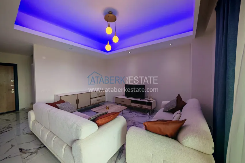 Kupuj  Dwupoziomowy penthouse 3+1 z meblami i widokiem na morze — Avsallar, Alanya 4 