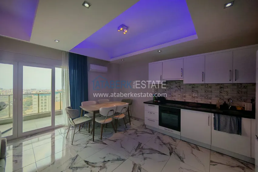 Kupuj  Dwupoziomowy penthouse 3+1 z meblami i widokiem na morze — Avsallar, Alanya 7 