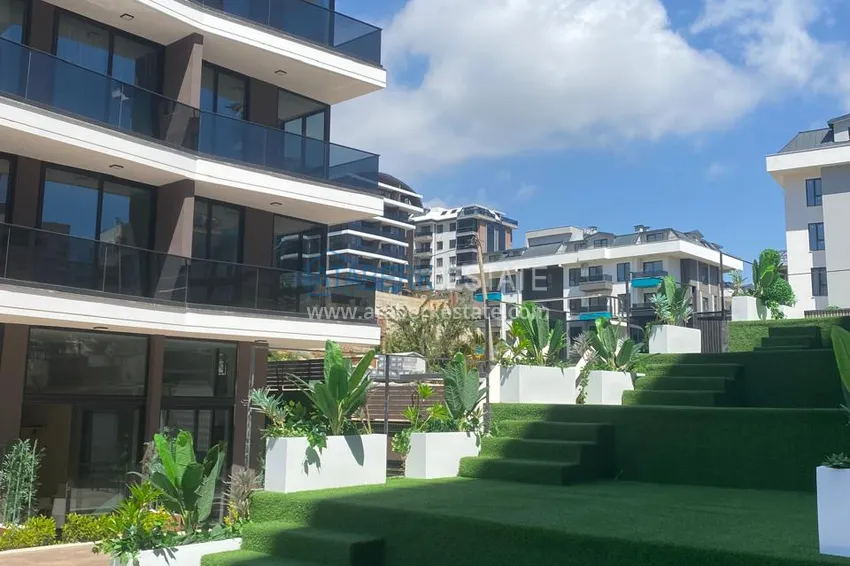Apartament 1+1 w centrum Alanyi — zaledwie 450 metrów od plaży Kleopatra 7 