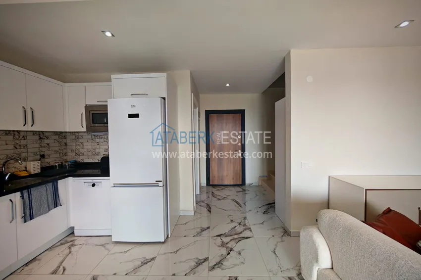Kupuj  Dwupoziomowy penthouse 3+1 z meblami i widokiem na morze — Avsallar, Alanya 9 