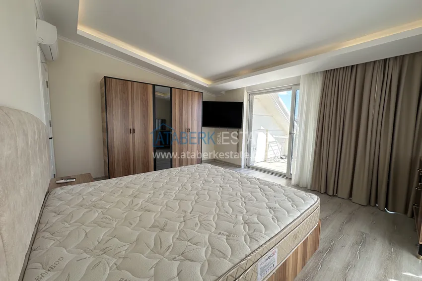 Kupuj  Dwupoziomowy penthouse 3+1 z meblami i widokiem na morze - dzielnica Oba, Alanya 12 