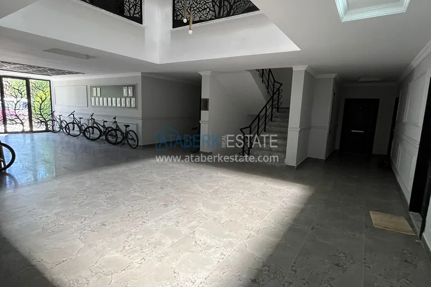 Dwupoziomowy penthouse 3+1 z meblami i widokiem na morze - dzielnica Oba, Alanya 13 