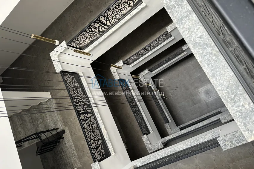 Dwupoziomowy penthouse 3+1 z meblami i widokiem na morze - dzielnica Oba, Alanya 20 