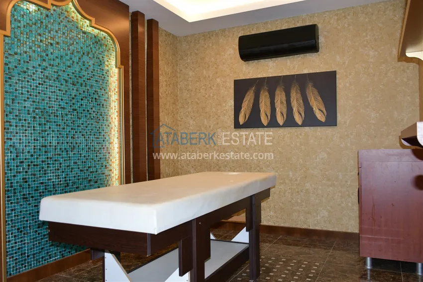 Apartament Linear 4+1 z dostępem do ogrodu w elitarnym kompleksie - pierwszy nadmorski, dzielnica Kestel, Alanya 28 