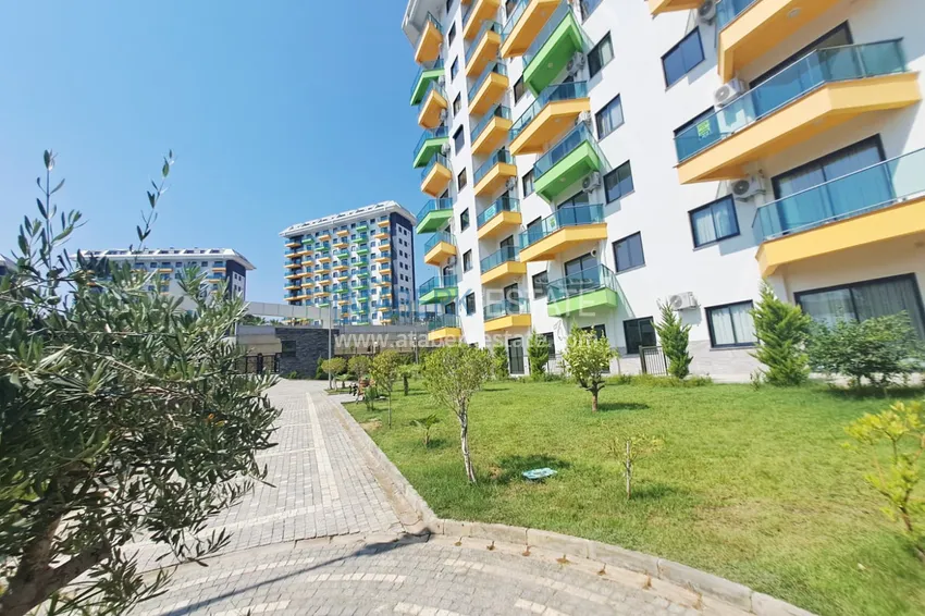 W pełni wykończony dwupoziomowy ogród w Avsallar, Alanya 2 