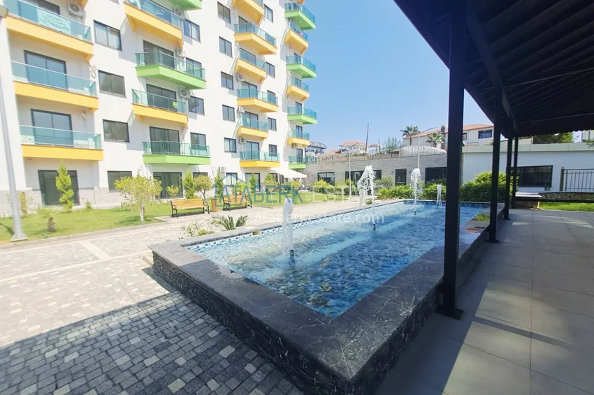 W pełni wykończony dwupoziomowy ogród w Avsallar, Alanya 3 
