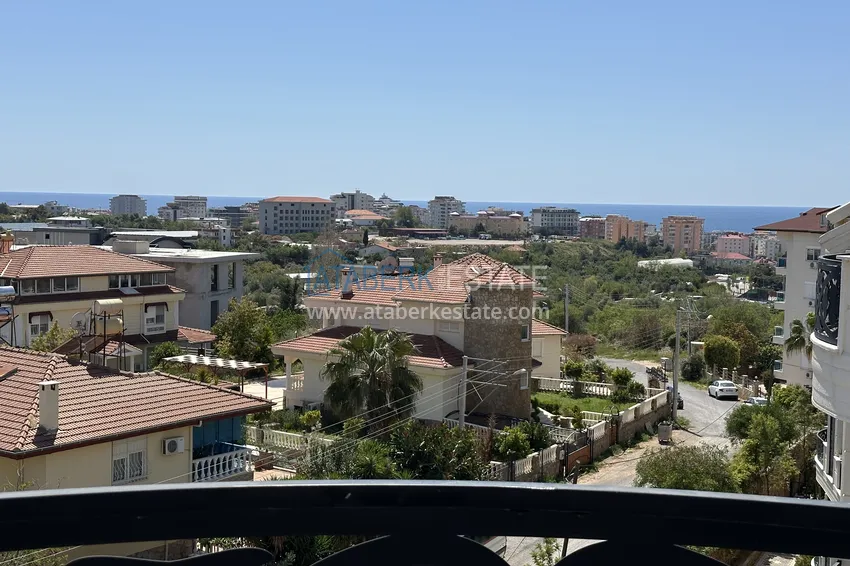 Kupuj  Dwupoziomowy penthouse 3+1 z meblami i widokiem na morze - dzielnica Oba, Alanya 23 