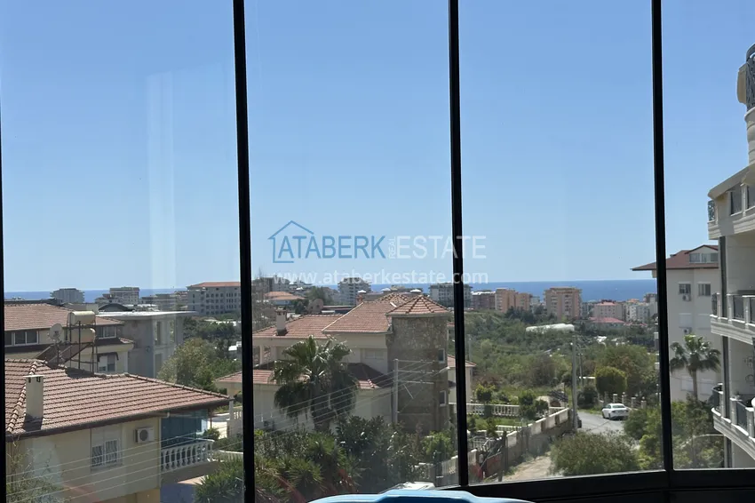 Kupuj  Dwupoziomowy penthouse 3+1 z meblami i widokiem na morze - dzielnica Oba, Alanya 26 