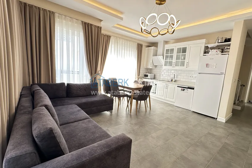 Kupuj  Dwupoziomowy penthouse 3+1 z meblami i widokiem na morze - dzielnica Oba, Alanya 3 
