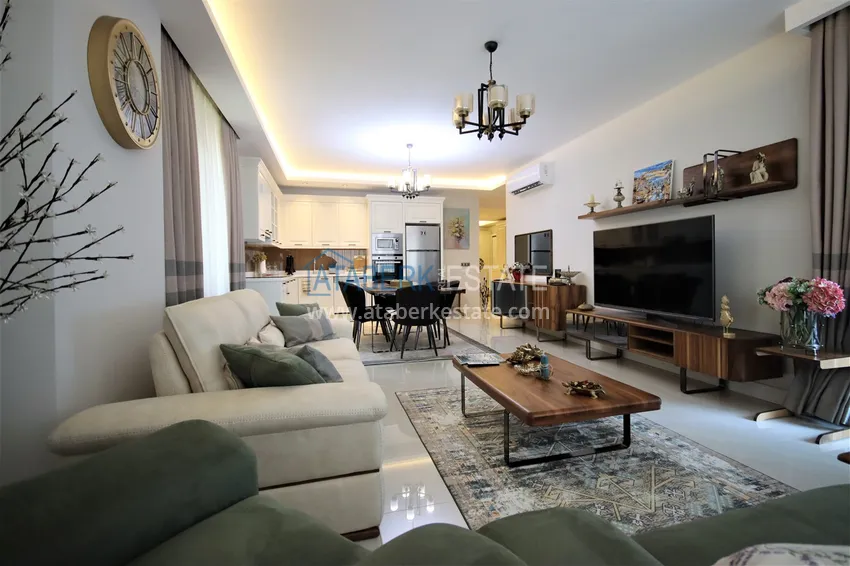 Kupuj  Apartament Linear 4+1 z dostępem do ogrodu w elitarnym kompleksie - pierwszy nadmorski, dzielnica Kestel, Alanya 4 
