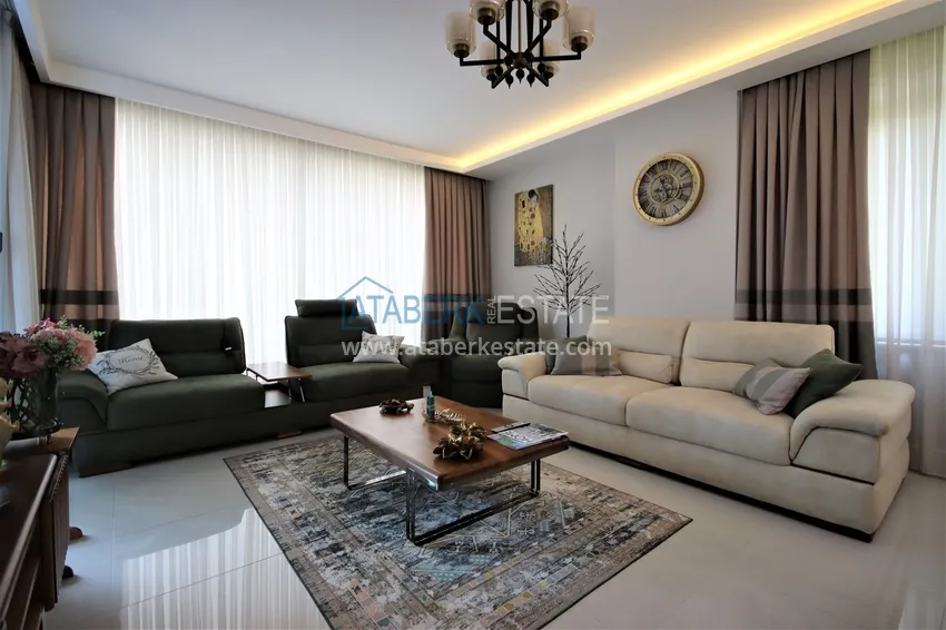 Kupuj  Apartament Linear 4+1 z dostępem do ogrodu w elitarnym kompleksie - pierwszy nadmorski, dzielnica Kestel, Alanya 5 