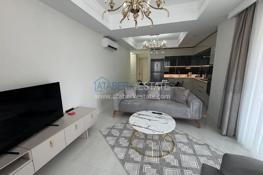 Kupuj  Do wynajęcia długoterminowego - stylowy apartament 2+1 pod klucz w luksusowym kompleksie hotelowym, Alanya, dzielnica Turkler I12 6 