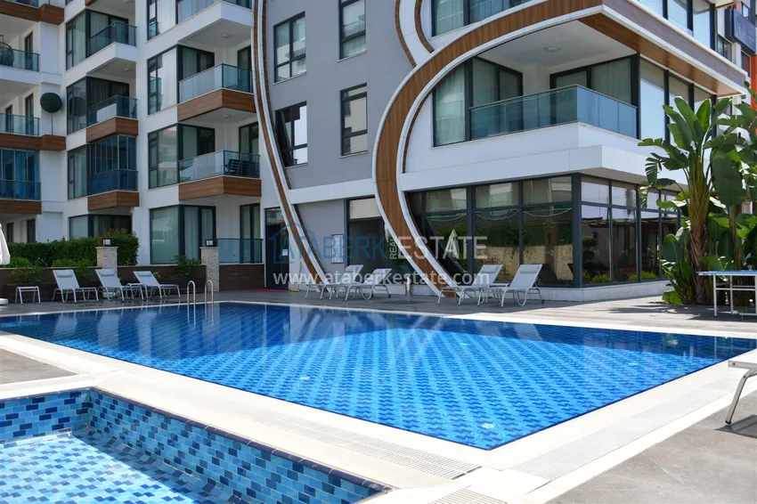 Apartament Linear 4+1 z dostępem do ogrodu w elitarnym kompleksie - pierwszy nadmorski, dzielnica Kestel, Alanya 7 