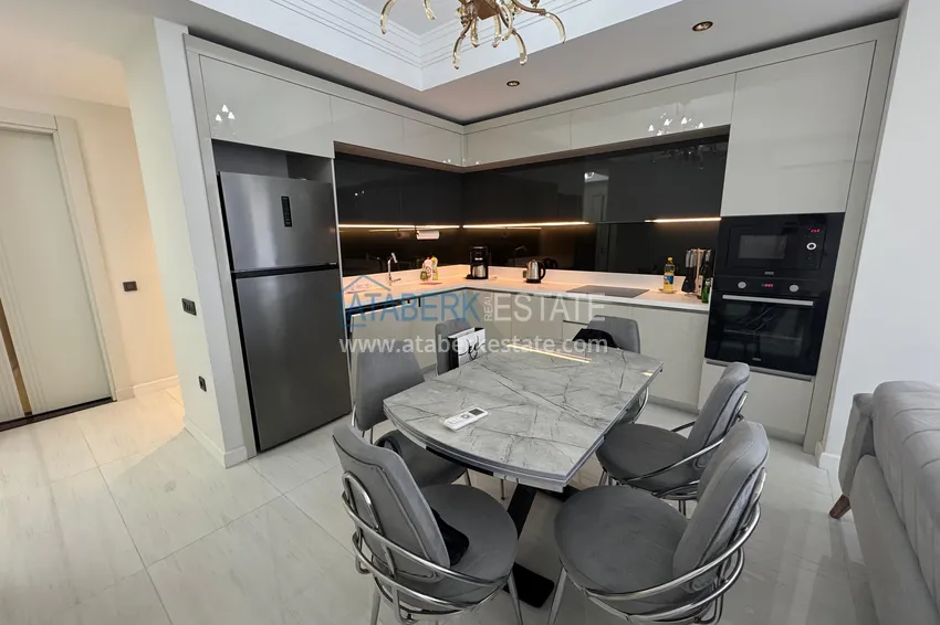 Kupuj  Do wynajęcia długoterminowego - stylowy apartament 2+1 pod klucz w luksusowym kompleksie hotelowym, Alanya, dzielnica Turkler I12 8 