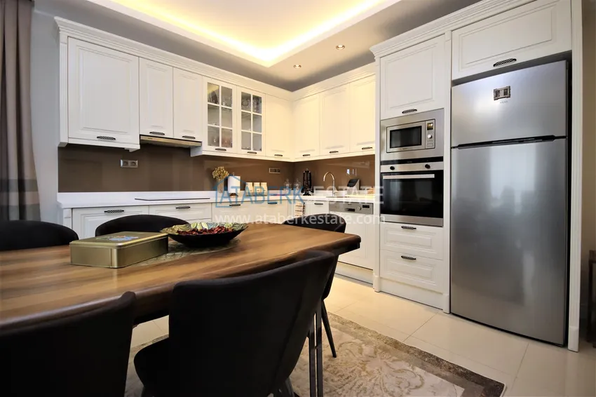 Kupuj  Apartament Linear 4+1 z dostępem do ogrodu w elitarnym kompleksie - pierwszy nadmorski, dzielnica Kestel, Alanya 7 