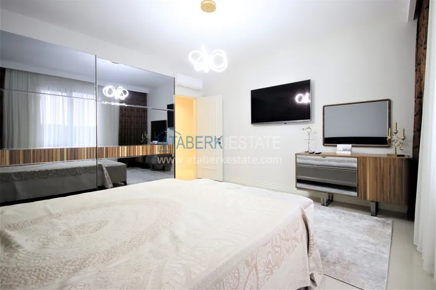 Kupuj  Apartament Linear 4+1 z dostępem do ogrodu w elitarnym kompleksie - pierwszy nadmorski, dzielnica Kestel, Alanya 9 