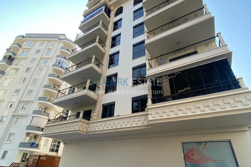 Umeblowany apartament z dwiema sypialniami w centrum Mahmutlar, zaledwie 200 metrów od plaży 8 