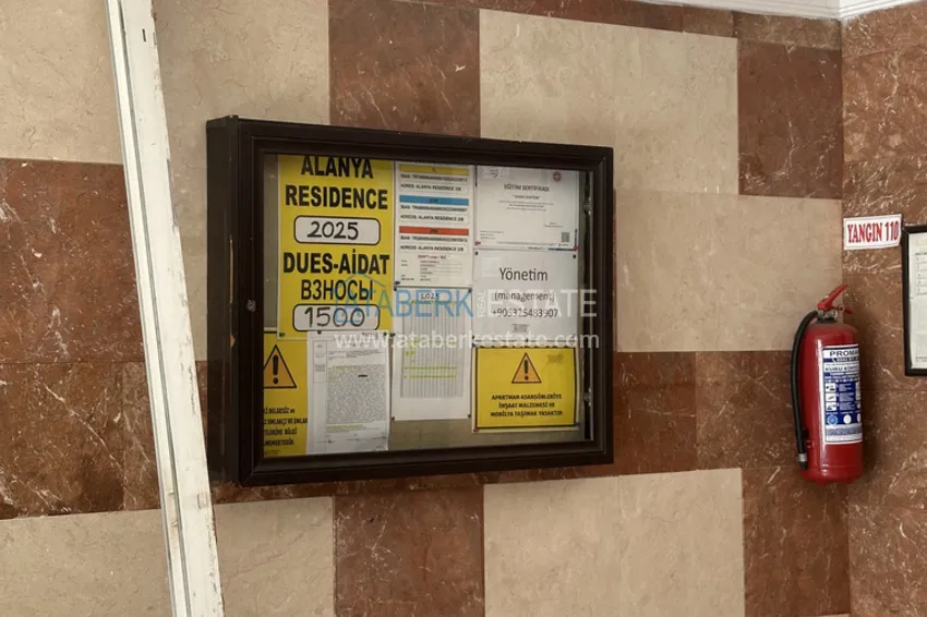 Trzypokojowe mieszkanie w dzielnicy Tosmur, Alanya — nieruchomość na zezwolenie na pobyt 11 