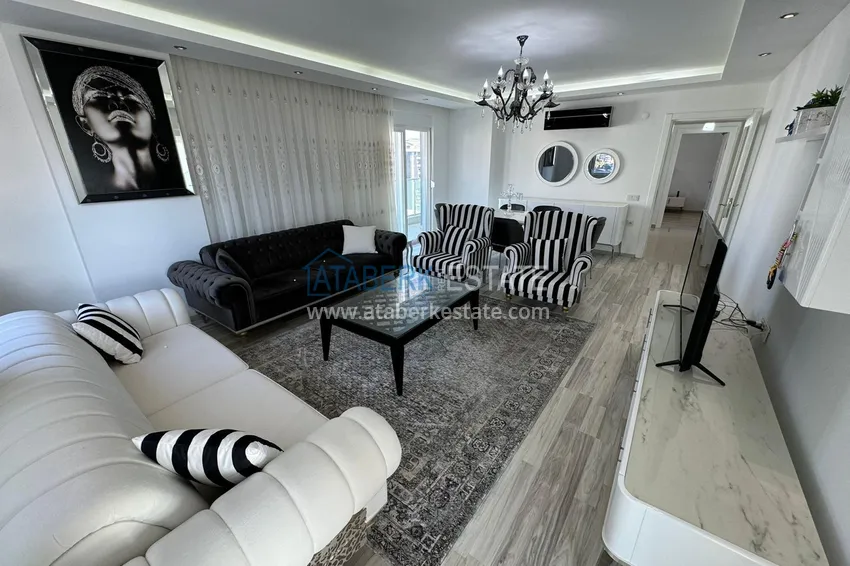 Liniowy apartament pod klucz 3+1 z widokiem na morze - Mahmutlar, Alanya 1 