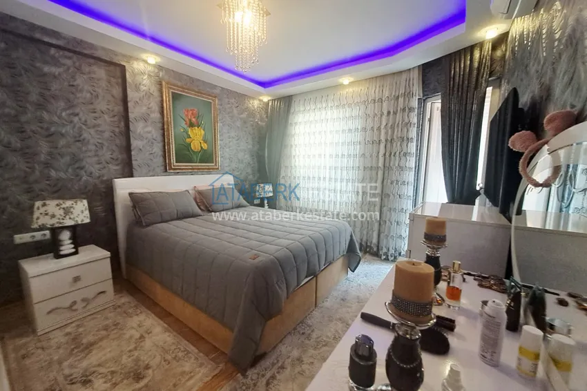 Kupuj  Apartament 2+1 umeblowany od właściciela w rejonie Kleopatry, centrum Alanyi — nadaje się na zezwolenie na pobyt 12 