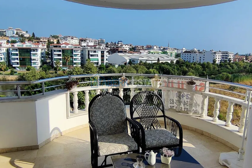 Kupuj  Umeblowane mieszkanie 2+1 z widokiem na morze i górską rzekę Dim-Chay, dzielnica Tosmur — Alanya 20 