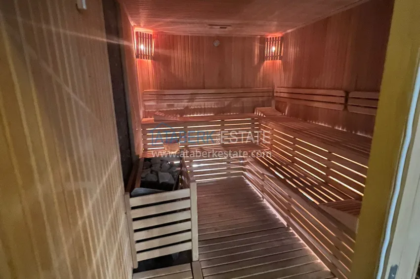 Dwupoziomowy penthouse 3+1 z widokiem na morze - Kargicak, Alanya 19 