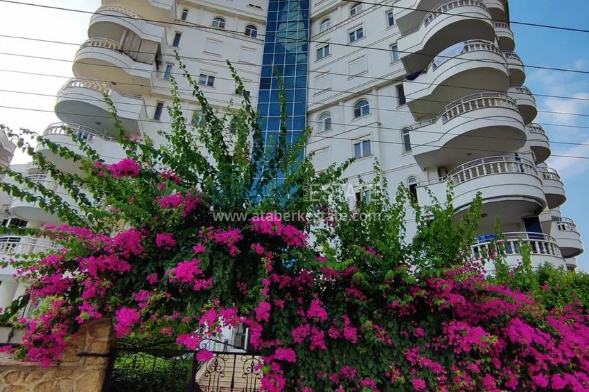 Umeblowane mieszkanie 2+1 z widokiem na morze i górską rzekę Dim-Chay, dzielnica Tosmur — Alanya 1 
