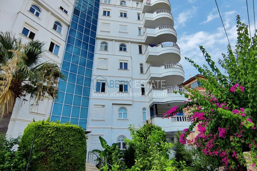 Umeblowane mieszkanie 2+1 z widokiem na morze i górską rzekę Dim-Chay, dzielnica Tosmur — Alanya 2 