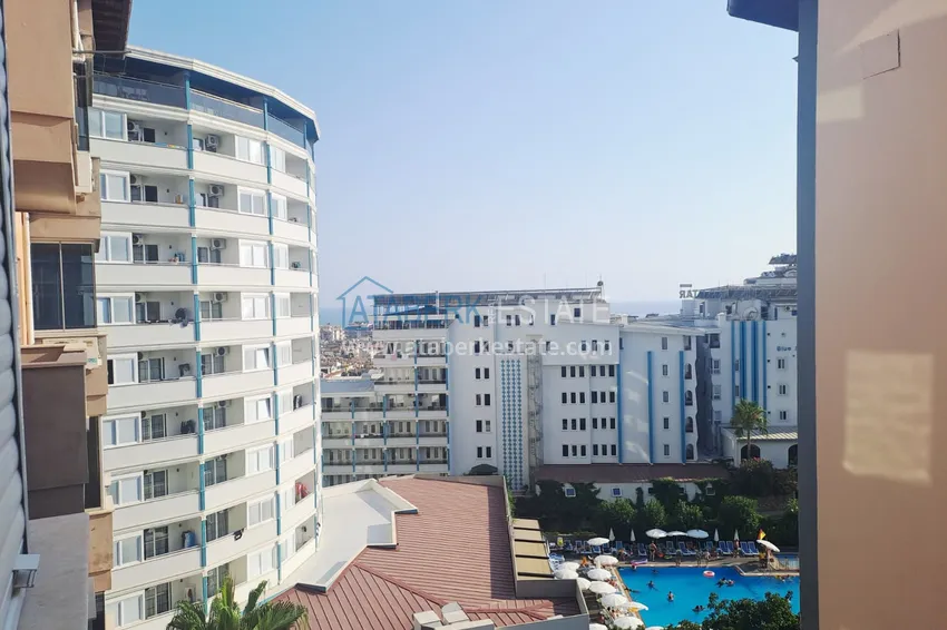 Kupuj  Apartament 2+1 umeblowany od właściciela w rejonie Kleopatry, centrum Alanyi — nadaje się na zezwolenie na pobyt 24 